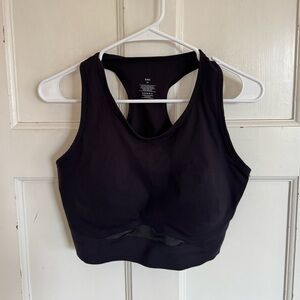 Knix black wireless sports bra size xl